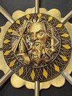 Vintage Cocktail Barware Don Quixote Toledo Spain Damascene Sword Picks Shield