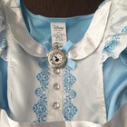 Disney Store Alice In Wonderland Girls Costume Dress Blue white Size 9 10