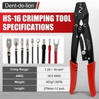 Crimping Pliers Crimping Tool For 50 Amps 600v Connector Cutting Wire Termina   