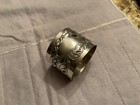 Antique Art Nouveau 800 Silver Art Nouveau Napkin Ring Germany Lutz   Weiss 1890