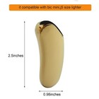 Lucklybestseller Heavy Curved Lighter Case Cover Holder Sleeve Pouches Metal    