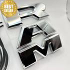 Ram 1500 Chrome Front Grille Emblem White Led Lighted Badge 2019-2023
