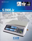Cas S2000jr 60lb Price Computing Retail Scale Lcd Display ntep  Legal For Trade