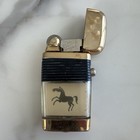 Vtg Scripto Vu-lighter Transparent Fuel Tank White Horse Needs Flint 1950s   60s