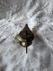 Vintage Solid Brass Antique Aladdin Genie Lamp Incense Holder Burner
