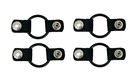Steel Ring Leather Motorcycle Vest Extenders For Men Biker  3  Long 4 Pcs Set