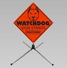 Plasticade Ss340a Compact Double Spring Sign Stand For 48 In Wz-353