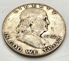 1952 P Franklin Half Dollar Au You Grade It  90  Silver Free Ship 