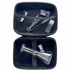 5  Small Glass Bong Smoking Built-in Filter Water Pipe Bubbler W tool Box Usa