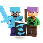 Lego Minecraft Minifigure Play Pack Lot Nether Mobs Character Accessories Bundle