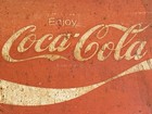 Vintage Coca-cola Metal Advertising Sign
