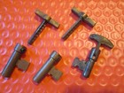 Antique 2 Pocket Skeleton Door Unique Skeleton Keys Brass 1 Folding Key  Vintage