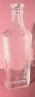 Antique Apothecary Medicine Bottle 3 Viii Embossed Clear Glass C  1800s