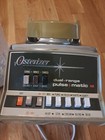 Vtg Osterizer Dual Range Pulse 857 Matic 16 Blender Chrome Black Tested Working