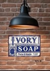 Ivory Soap Advertising Metal Sign     Great For Your Laundry Room    12x8