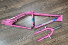 1985 Haro Master Freestyler - Pink Frame   Fork Old School Bmx 