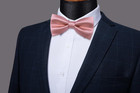 Pre-tied Bow Tie Satin Solid Bowtie Adjustable Tuxedo Bowties For Men With Gift 