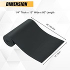 Neoprene Foam Rubber Sheet Roll 1 4  X 13  X 80  Cushioning Gasket Material