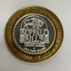  10 Buffalo Bills Primm Nevada  999  60 Oz Silver Round Token Gaming Red Cloud