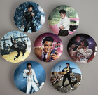 Lot 7 Vintage Elvis Presley Decorative Plates Rock   Roll Memorabilia