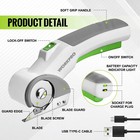 Workpro Cordless Electric Scissors 4v Rechargeable Powerful Shears Cutting Tool