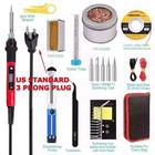 80w Electric Soldering Iron Welding Gun Tool Kit Wire Desoldering Pump Paste Tip