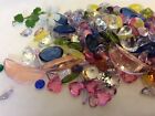 30 Mixed Size shape Unfoiled Rhinestones Bargain Bag Craft 