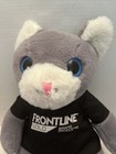 Frontline Gold Plush Doll Figure  navc  Veterinary Promo Tabby Pet Cat Mascot