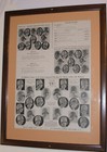 Vintage 1920s Women s Flapper Hat Poster order Form  Framed 15x21 Pics   Prices 