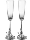 Michael Aram White Orchid Toasting Flutes Set Of 2 -wedding - Celebrate - 111832