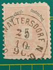 Austria Stamp 1883  Sc A11  5kr Rose  Perf  11 1 2 X 10 1 2  Used