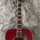 Cherry Sunburst Spruce Top Acoustic Electric Guitar Mahogany Neck Hpl Fretboard