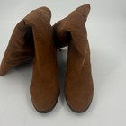 Style   Co  Addyy Knee-high Boots Womens Size 7 5m Brown Block Heel Side Zip