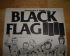 1982 Black Flag Olympic Auditorium Concert Poster Flyer Punk 17 X 11 Vintage 80s