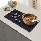 Kitchen Gas Cooktop Stove Top Tempered Glass Built-in 2 Burners Lpg ng Gas Stove