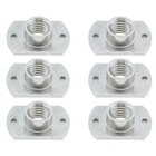 10pcs Weld Nuts M10 Tab Base Unc Carbon Steel Machine Screw