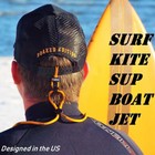 1x Overhead Surf Hat Leash Cap Safe Hat Retainer  red 