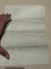 Antique 1875 Rev John Hughes Land Survey Map Otsego County New York Ny