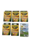 Crayola 24 Count Assorted Color Crayons Lot Of 6 Packs