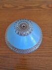 Blue Textures   Clear Bubble Glass Vintage Semi Flush Mount Ceiling Shade Globe