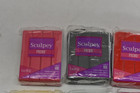 Sculpey Premo 2 Oz Premium Oven Bake Clay Lot Of 6 Variety Color Yellow Pink Red