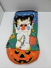 B   D Vintage Halloween Pot Holder Frankenstein Jack O Lantern Black Cat