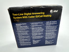 At t 1782 Two Line Digital Answering System With Caller Id Call Waiting Gray New