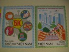 2021 Vietnam Set Of 2 Stamps On Fighting The Pandemic   Vaccination Mnh