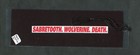 Sabretooth   Wolverine  Comic Book Art Double Sided Laminated Bookmark  New   1 