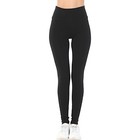 Ambiance Apparel High Waist Knit Leggings Full Length