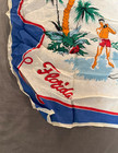 Vintage Mid-century Florida State Map Souvenir Scarf