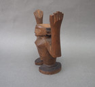 Rare Old Southern African Tribal Art Carved Tsonga Shona Zulu Wooden Male Figure
