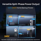 Eco-worthy 10kw 48v Solar Hybrid Inverter 120v 220v Split Phase 200a Charger