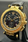 Vintage Versace Chronograph Black Dial Men s Wrist Watch